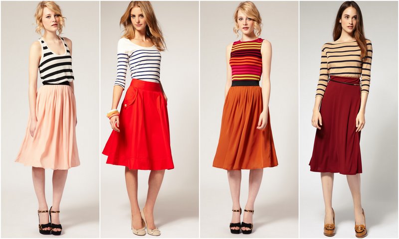 Tips for Styling a “Midi” Skirt - Girl Of Style